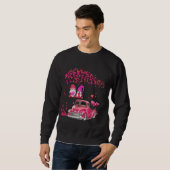 Sweatshirt Camion Rouge Saint Valentin (Devant entier)