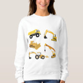 Sweatshirt Camions de construction (Devant)