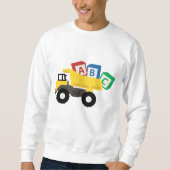 Sweatshirt Camions de construction ABC (Devant)