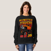 Sweatshirt Camions Monster Pour Hommes Femmes (Devant entier)