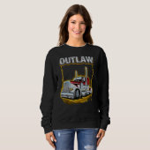 Sweatshirt Camions peterbilt hors-la-loi (Devant entier)