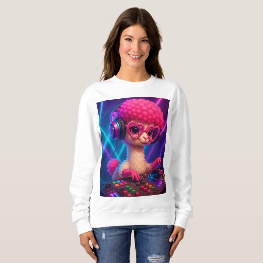 Sweatshirt Camiseta Auriculares Galácticos  (Devant entier)