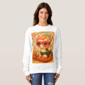 Sweatshirt Camiseta Caos Pop  (Devant entier)