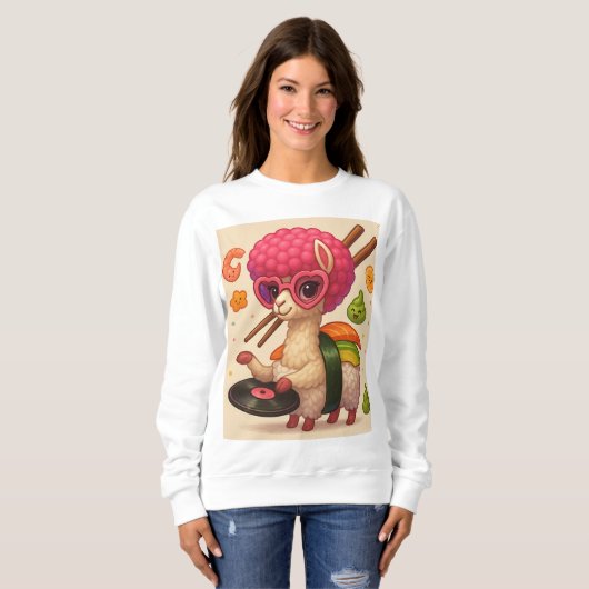 Sweatshirt Camiseta Caos Pop  (Devant entier)