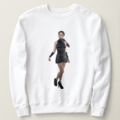Sweatshirt Camiseta garota de estilo (Design devant)