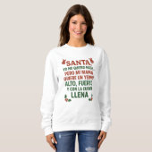 Sweatshirt Camiseta/Sudadera de Navidad Humor-Reagalo  (Devant entier)