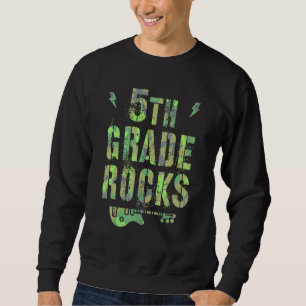 Sweatshirt Camo 5e année Rocks Camp Équipe d'enseignants Cinq