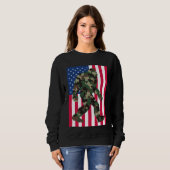 Sweatshirt Camo Bigfoot Sasquatch (Devant entier)