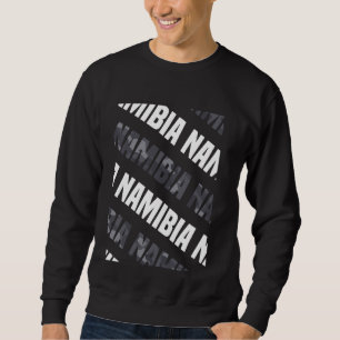 Sweatshirt Camouflage en gris Motif de Namibie