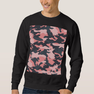Sweatshirt Camouflage rose : Motif Vintage classique