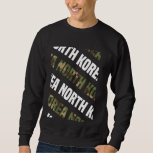 Sweatshirt Camouflage vert du Motif Camo de Corée du Nord