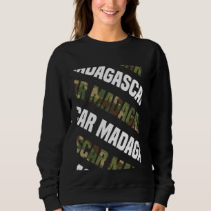 Sweatshirt Camouflage vert du Motif Camo Madagascar
