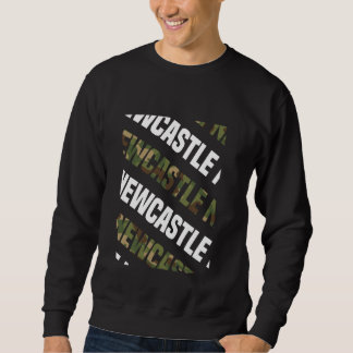Sweatshirt Camouflage vert Motif de Newcastle
