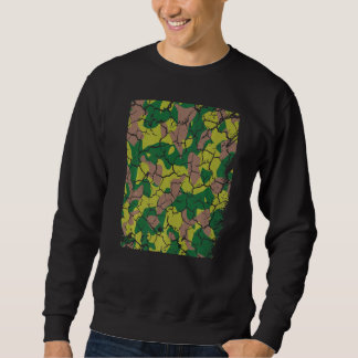 Sweatshirt Camouflaged Hunting Distressed