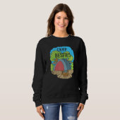 Sweatshirt Camp Besties Camping Amis Et Backpacker Part (Devant entier)