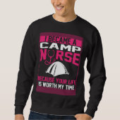 Sweatshirt Camp Nurse Apparel  Unique Nurses (Devant)