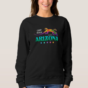 Sweatshirt Camp Verde City Arizona Usa Desert Gecko Vacances