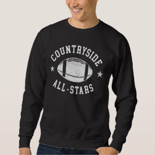 Sweatshirt Campagne Vintage All-Stars Football Retro 80s