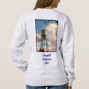 Sweatshirt Campbell CA Water Tower Femmes
