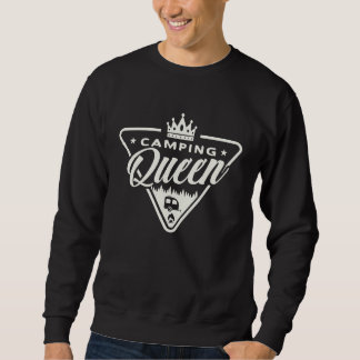 Sweatshirt Camper  Camping Queen  Adventure Hiking Women Girl