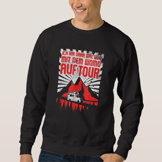 Sweatshirt Camper Fun Camper Camping Caravan Femme Vacances 1 (Devant)