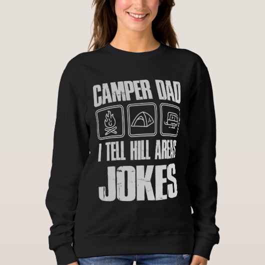Sweatshirt Camper Papa Je Raconte Les Zones De Colline Plaisa (Devant)