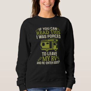 Sweatshirt Camper Van Rv Hobby Camping Vacances Motorhome Ca