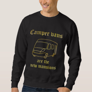 Sweatshirt Camper Vans Nouveaux Manoirs Or