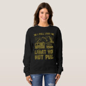 Sweatshirt Camper With Camper Trailer Saying I Pull What 2 (Devant entier)