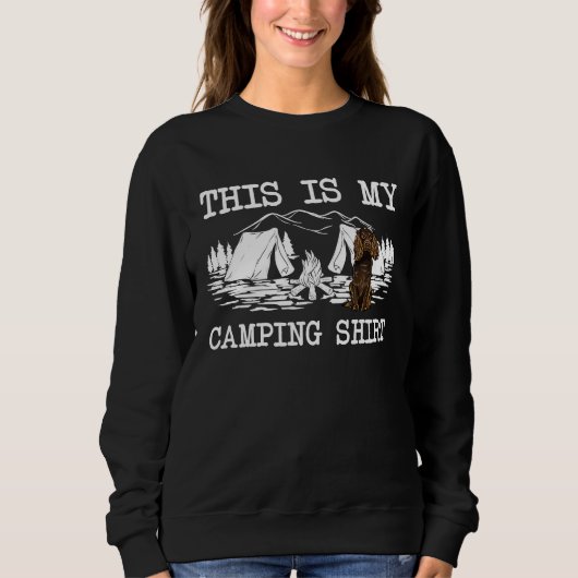 Sweatshirt Campfire Boykin Spaniel Dog This Is My Camping (Devant)