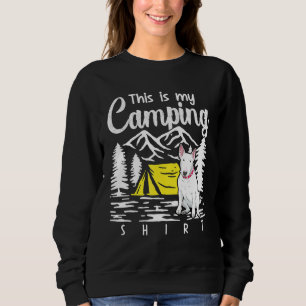 Sweatshirt Campfire Bull Terrier Voici Mon Camping