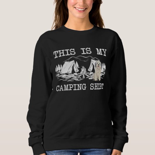 Sweatshirt Campfire Polish Lowland Sheepdog Dog This Is My Ca (Devant)