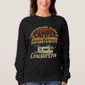 Sweatshirt Campground Class C Camper Cousin Crew RV Camping B (Devant)