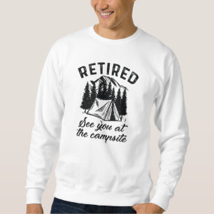 Sweatshirt Camping à la retraite