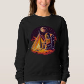 Sweatshirt Camping Astronaut Planet Explorer Camp Tent Campfi (Devant)