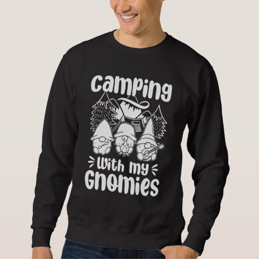 Sweatshirt Camping Avec Mes Gnomies Gnome Camp 1 (Devant)