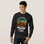 Sweatshirt Camping Buddies Call Me Camping Oma Camper (Devant entier)