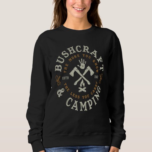Sweatshirt Camping Bushcraft Survie & Tee - shirts & Co (Devant)