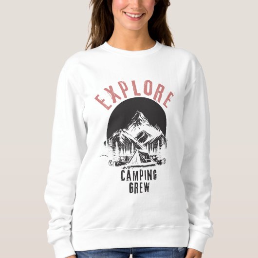 Sweatshirt Camping Camper Camping Camping Lover (Devant)