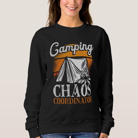 Sweatshirt Camping Chaos Coordinator Camping (Devant)