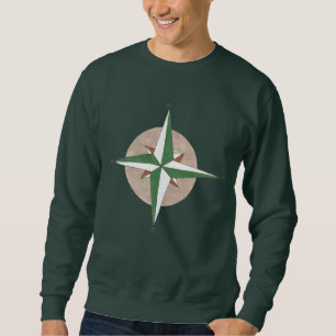 Sweatshirt Camping Compass Camping Camp extérieur Amateurs
