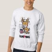 Sweatshirt Camping de cerfs (Devant)