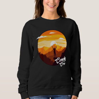 Sweatshirt Camping de jumelage Groupe familial Camper Road Tr