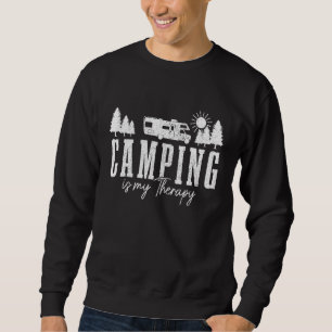Sweatshirt Camping Est Mon Thérapie Rv Road Trip Camper Vinta