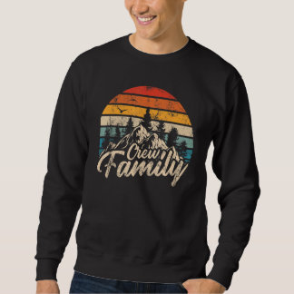 Sweatshirt Camping familial Camping extérieur Sunset Summer C