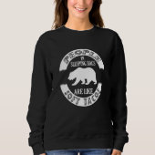 Sweatshirt Camping Grizzly Bear Soft Taco (Devant)