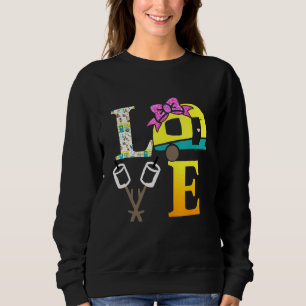Sweatshirt Camping Heart Awesome Camping Adventure