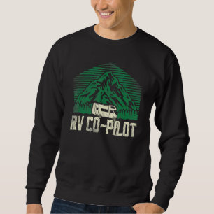Sweatshirt Camping Rv Co-Pilote Motorhome Campervan