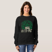 Sweatshirt Camping Rv Co-Pilote Motorhome Campervan (Devant entier)