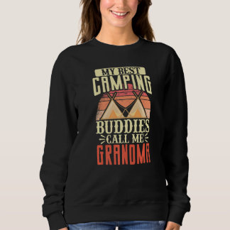 Sweatshirt Camping Tente Extérieure Mon Meilleur Camping Budd